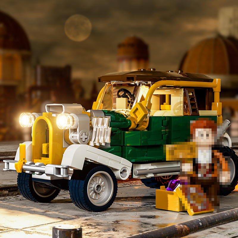 FunWhole F9019 Steam Runk World Model Bricks 3 - MOC FACTORY FunWhole F9019 Steam Runk World Model Bricks - Image 3