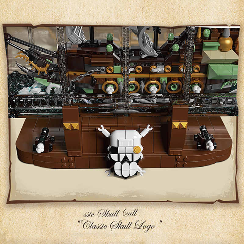 MOULD KING 10067 Flying Dutchman Model Bricks 4 - MOC FACTORY MOULD KING 10067 Flying Dutchman Model Bricks - Image 4