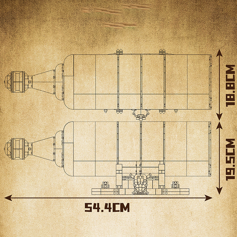 MOULD KING 10067 Flying Dutchman Model Bricks 6 - MOC FACTORY MOULD KING 10067 Flying Dutchman Model Bricks - Image 6