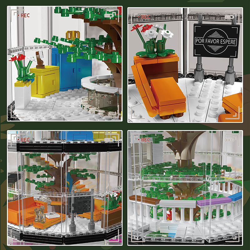 MOULD KING 16013 Transparent Tower Model Bricks 5 - MOC FACTORY MOULD KING 16013 Transparent Tower Model Bricks - Image 5