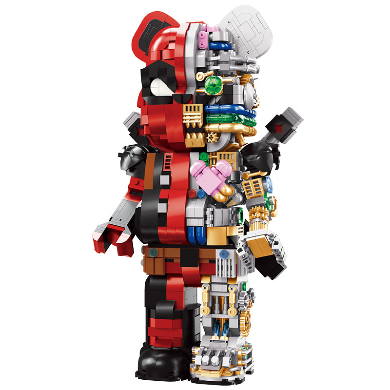 Wangao 188014 Deadpool Semi-Mechanical Bear Brick Model Bricks 2 - MOC FACTORY Wangao 188014 Deadpool Semi-Mechanical Bear Brick Model Bricks - Image 2