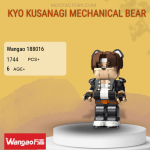 Wangao 188016 Kyo Kusanagi Mechanical Bear Model Bricks
