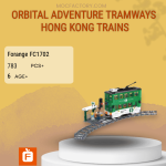 Forange FC1702 Orbital Adventure Tramways Hong Kong Trains Model Bricks