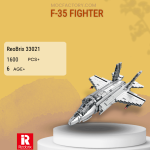 REOBRIX 33021 F-35 Fighter Model Bricks