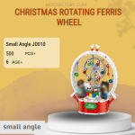 Small Angle JD010 Christmas Rotating Ferris Wheel Model Bricks