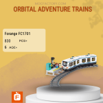 Forange FC1701 Orbital Adventure Trains Model Bricks