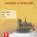 REOBRIX 66016 Cathedral Of Notre Dame Model Bricks