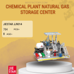 JIESTAR JJ9014 Chemical Plant Natural Gas Storage Center Model Bricks