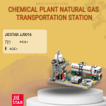 JIESTAR JJ9016 Chemical Plant Natural Gas Transportation Station Model Bricks