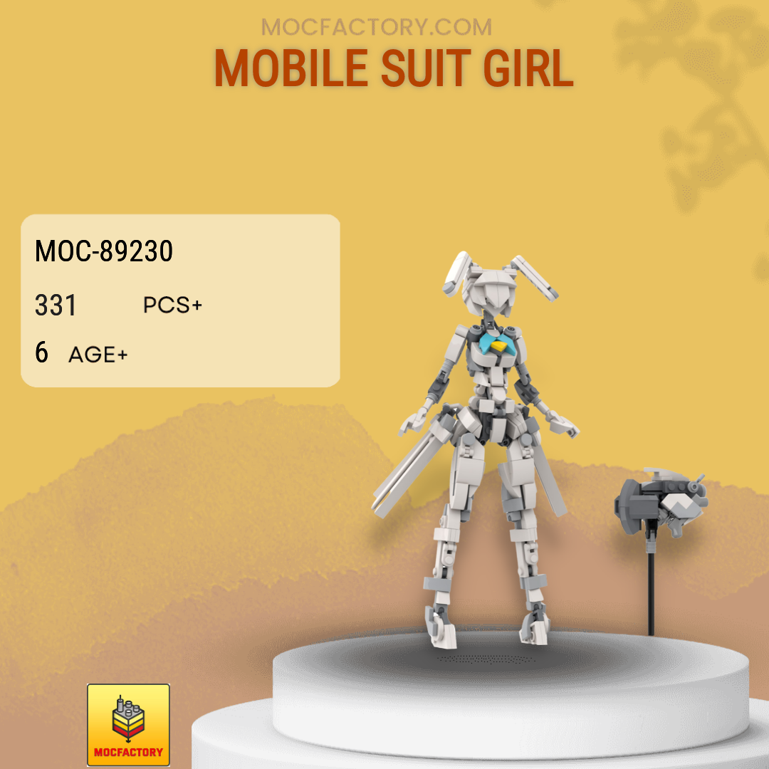 MOC Factory 89230 Mobile Suit Girl Model Bricks 1 - MOC FACTORY MOC Factory 89230 Mobile Suit Girl Model Bricks