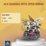 KAZI / GBL / BOZHI 8092 AI-X Soaring With Open Wings Model Bricks