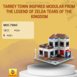 MOC Factory 75865 Tarrey Town Inspired Modular from The Legend of Zelda Tears of the Kingdom Model Bricks