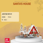 JIESTAR 89141 Santa's House Model Bricks