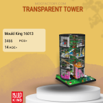 MOULD KING 16013 Transparent Tower Model Bricks