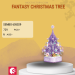 SEMBO 605029 Fantasy Christmas Tree Model Bricks