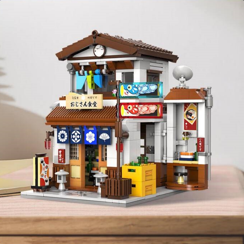 CaDa C66014 Japanese Style Canteen Izakaya Model Bricks 6 - MOC FACTORY CaDa C66014 Japanese Style Canteen Izakaya Model Bricks - Image 6