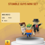 MOC Factory 89212 Stumble Guys Mini Set Model Bricks