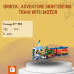 Forange FC1703 Orbital Adventure Sightseeing Train With Motor Model Bricks
