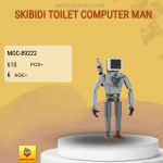 MOC Factory 89222 Skibidi Toilet Computer Man Model Bricks