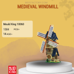 MOULD KING 10060 Medieval Windmill Model Bricks