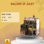 MOC Factory 131698 Balcony of Juliet Model Bricks