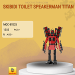 MOC Factory 89225 Skibidi Toilet Speakerman Titan Model Bricks