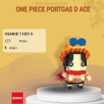 HSANHE 11001-9 One Piece Portgas D Ace Model Bricks