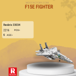REOBRIX 33034 F15E Fighter Model Bricks
