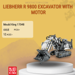 MOULD KING 17048 Liebherr R 9800 Excavator With Motor Model Bricks