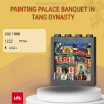 LOZ 1908 Painting Palace Banquet in Tang Dynasty Model Bricks