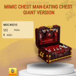MOC Factory 89210 Mimic Chest Man-Eating Chest Giant Version Model Bricks