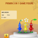 MOC Factory 89209 Pikmin 3 in 1 Game Figure Model Bricks