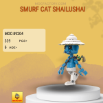 MOC Factory 89204 Smurf Cat Shailushai Model Bricks