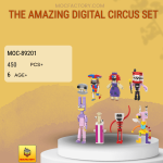 MOC Factory 89201 The Amazing Digital Circus Set Model Bricks
