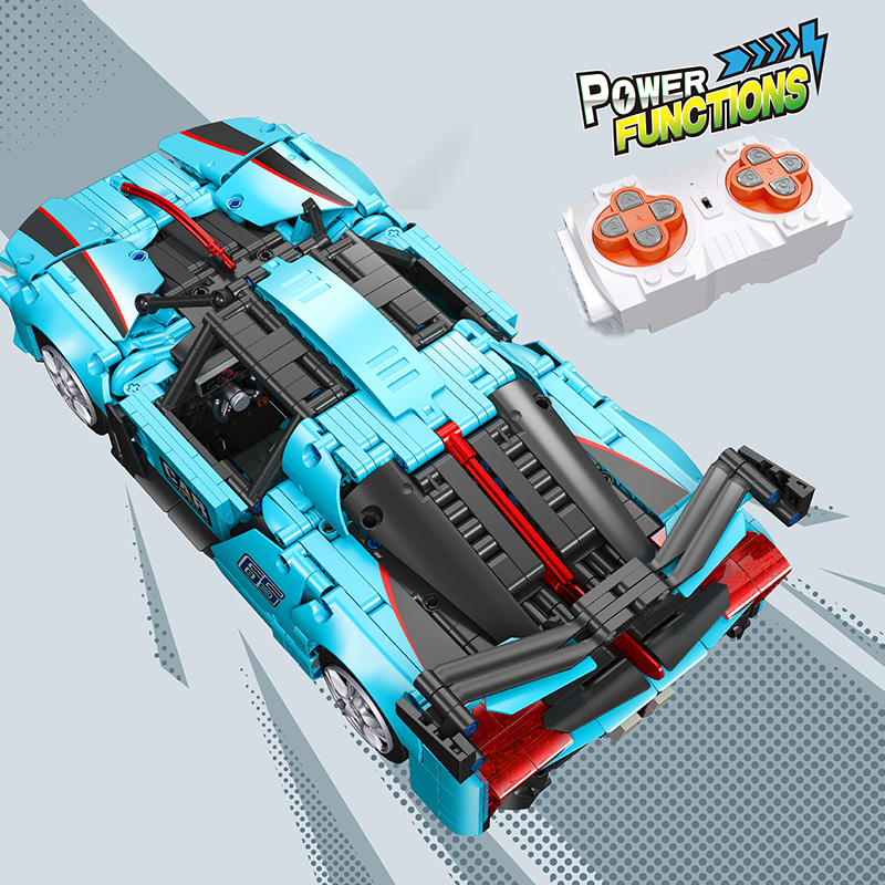 JIESTAR 58108 HONGQ1 S9 With Motor Model Bricks 8 - MOC FACTORY JIESTAR 58108 HONGQ1 S9 With Motor Model Bricks - Image 8