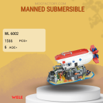 Wele 6002 Manned Submersible Model Bricks