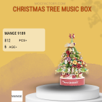 MANGE 9189 Christmas Tree Music Box Model Bricks