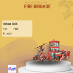 Winner / JEMLOU 7025 Fire Brigade Model Bricks