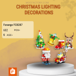Forange FC8287 Christmas Lighting Decorations Model Bricks