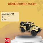 MOULD KING 13184 Wrangler With Motor Model Bricks