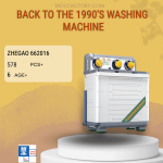 ZHEGAO 662016 Back To The 1990's Washing Machine Model Bricks