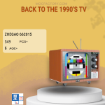 ZHEGAO 662015 Back To The 1990's TV Model Bricks