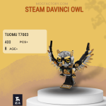 TuoMu T7003 Steam Davinci Owl Model Bricks