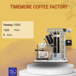 Pantasy 11021 Timemore Coffee Factory Model Bricks