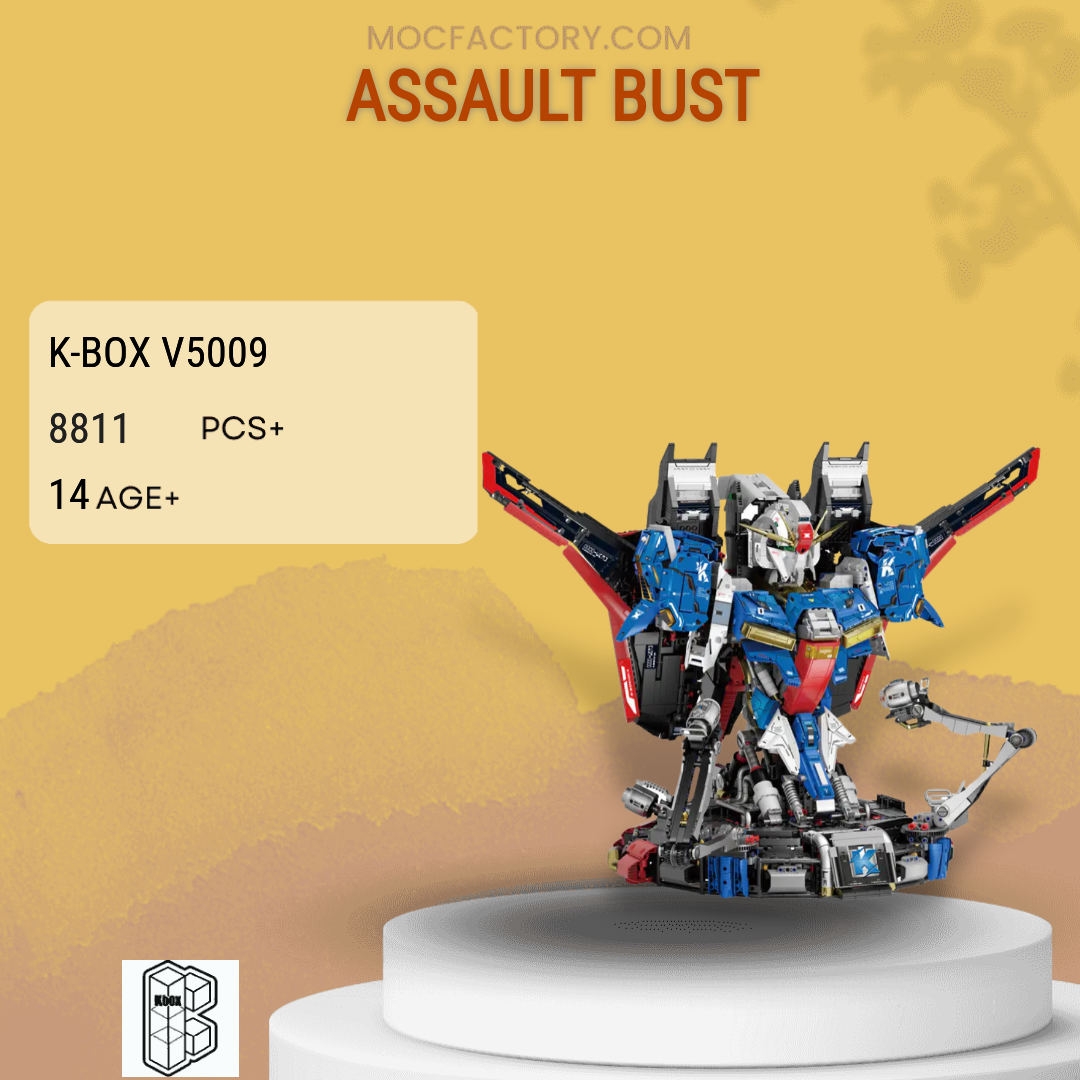 K-Box V5009 Assault Bust Model Bricks 1 - MOC FACTORY K-Box V5009 Assault Bust Model Bricks