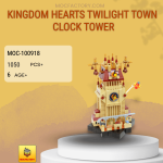 MOC Factory 100918 Kingdom Hearts Twilight Town Clock Tower Model Bricks
