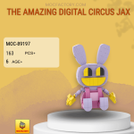 MOC Factory 89197 The Amazing Digital Circus Jax Model Bricks