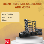 MOULD KING 26012 Logarithmic Ball Calculator With Motor Model Bricks