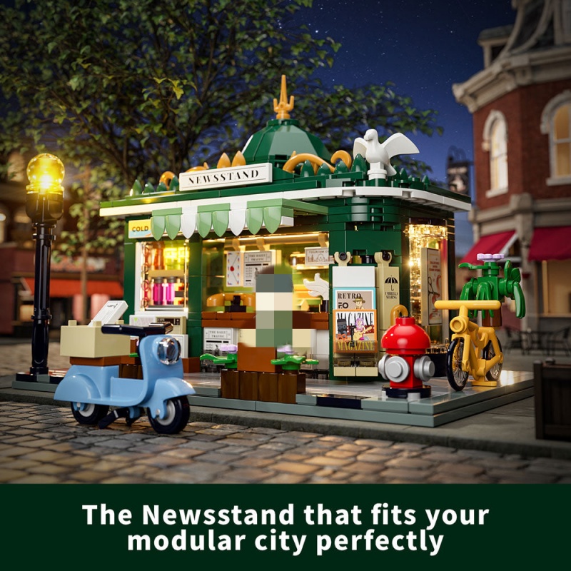 FUNWHOLE F9023 Newsstand 2 - MOC FACTORY