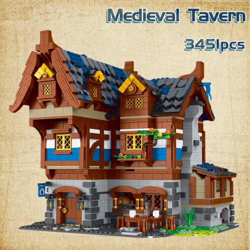 XMORK 033002 Medieval Tavern 1 - MOC FACTORY